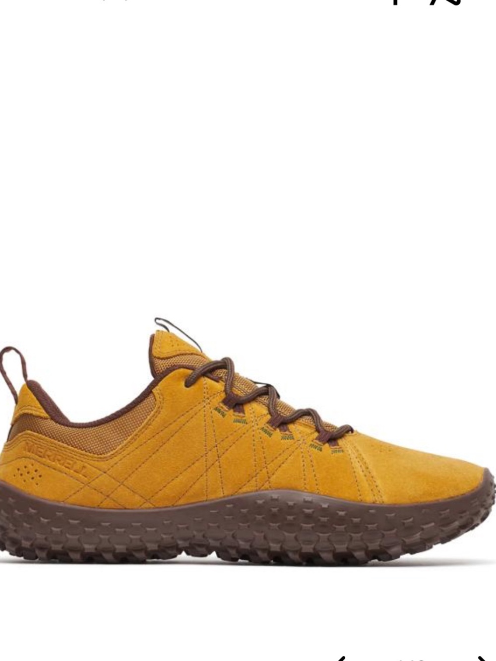 Merrell Men’ s Wrapt Suede Trail Sneakers - Brown/Tan Size 9